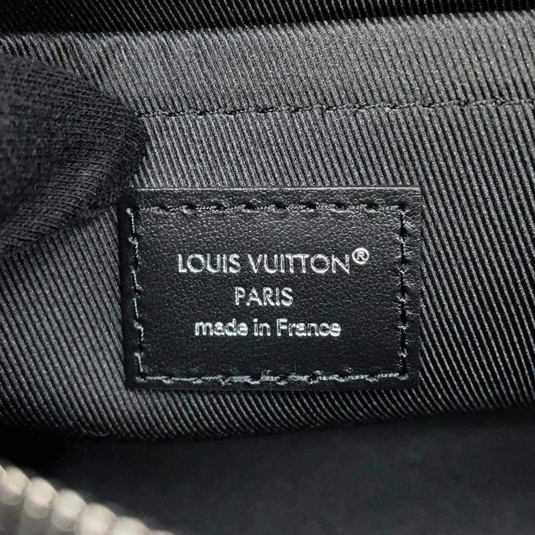 Pre Owned Louis Vuitton City Keepall Noir Monogram Eclipse Reverse Canvas Shoulder Bag