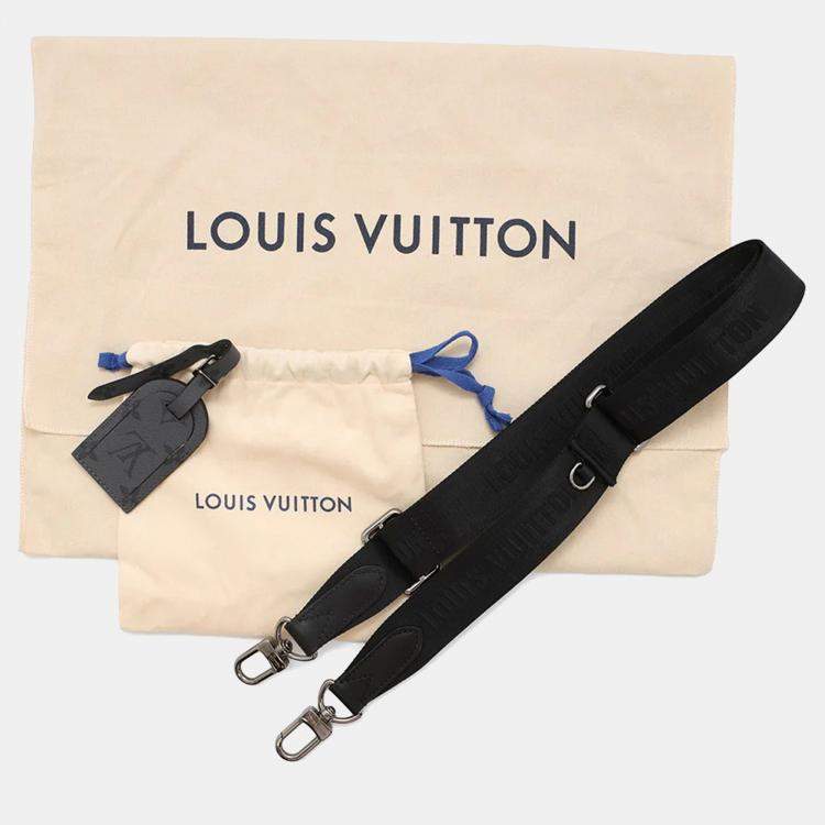 Pre Owned Louis Vuitton City Keepall Noir Monogram Eclipse Reverse Canvas Shoulder Bag