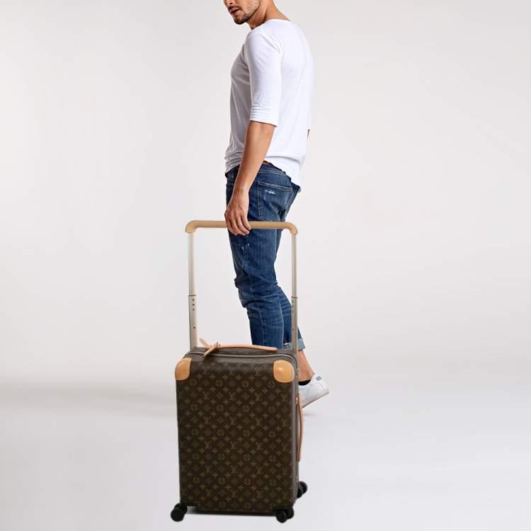 Pre Owned Louis Vuitton Monogram Canvas Horizon 55 Suitcase
