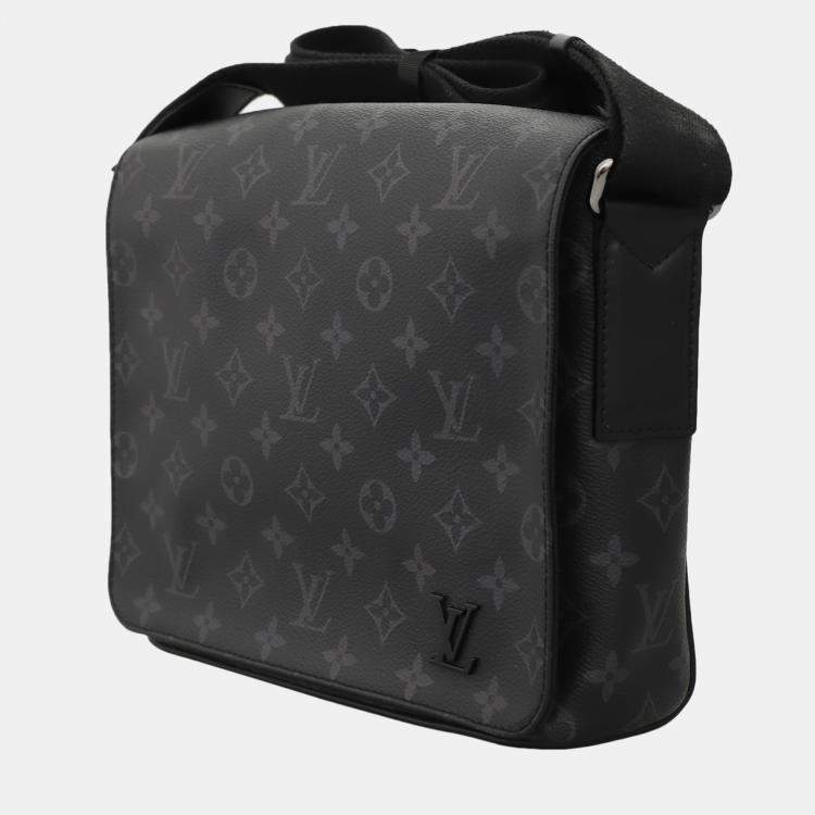 Pre Owned Louis Vuitton Monogram Eclipse District PM Messenger Bag