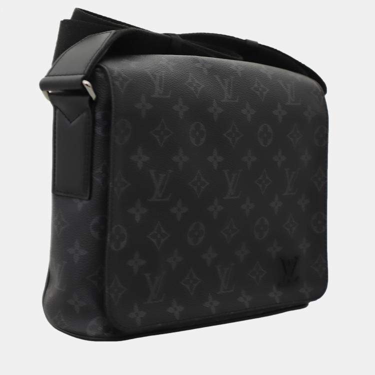 Pre Owned Louis Vuitton Monogram Eclipse District PM Messenger Bag