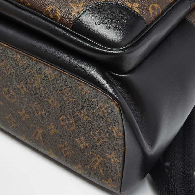 Pre Owned Louis Vuitton Black Monogram Canvas Dean Backpack
