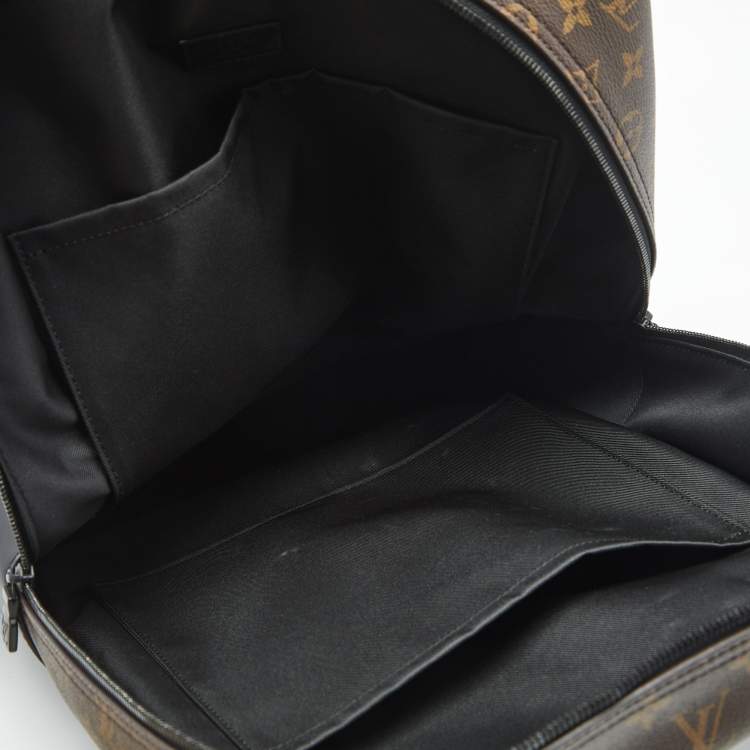 Pre Owned Louis Vuitton Black Monogram Canvas Dean Backpack