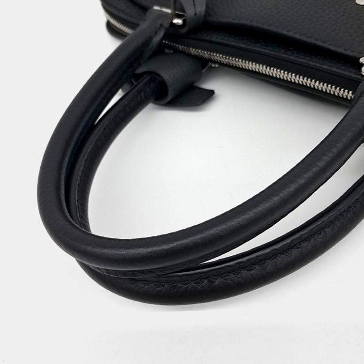 Pre Owned Louis Vuitton Black Leather Armand Briefcase