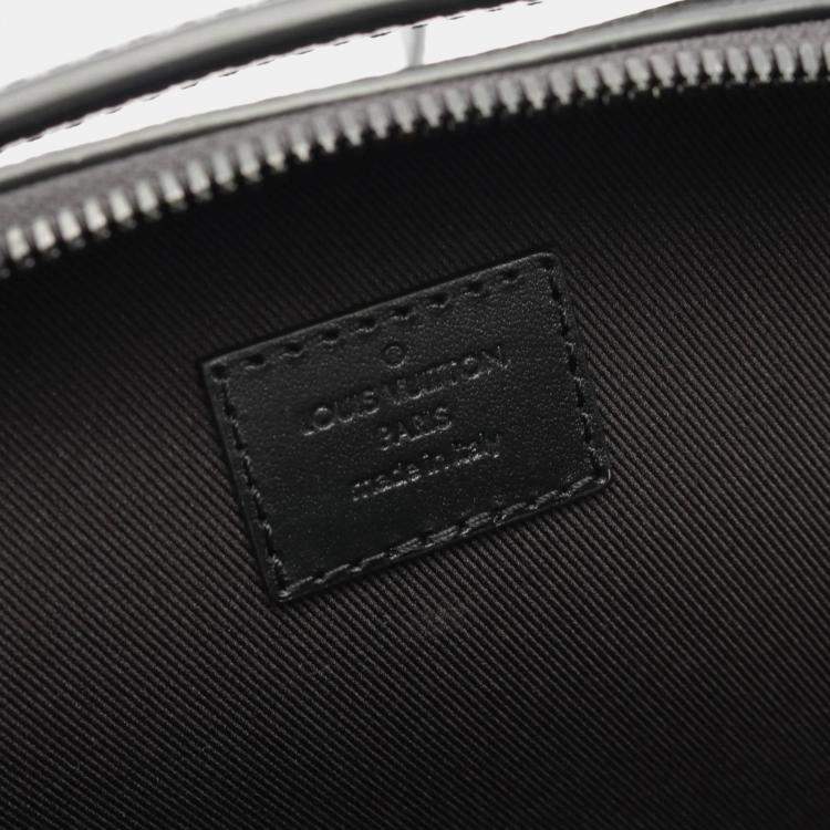 Pre Owned Louis Vuitton Handle Soft Trunk Monogram Taurillon Black Leather Shoulder Bag