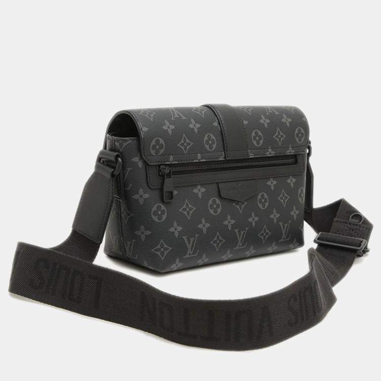Pre Owned Louis Vuitton S-Cape Messenger Bag Monogram Eclipse Bag