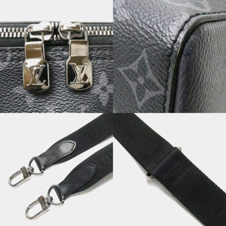 Pre Owned Louis Vuitton City Keepall Monogram Eclipse Coated Canvas Shoulder Bag
