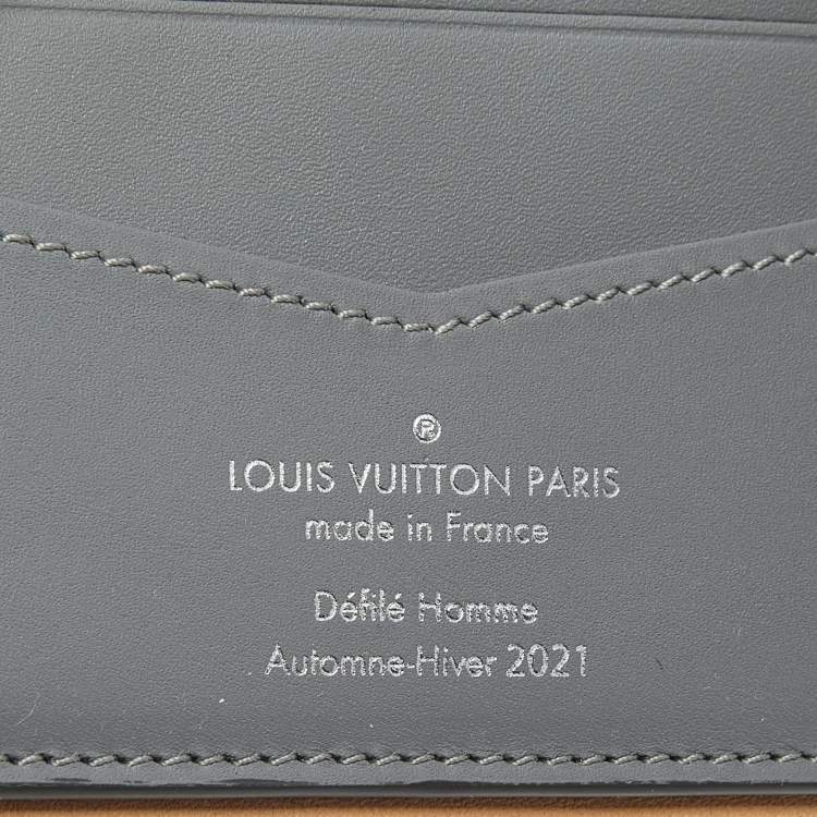 Pre Owned Louis Vuitton Monogram Mirror Canvas Slender Wallet