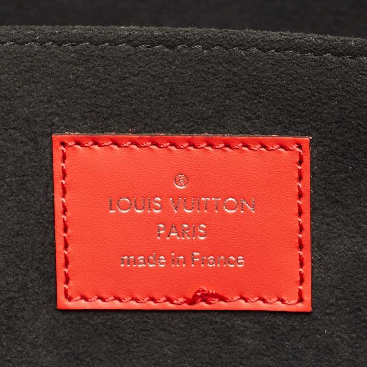 Pre Owned Louis Vuitton x Supreme Red Epi Leather Pochette Jour GM