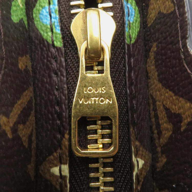 Pre Owned Louis Vuitton Dog on Strap Brown Monogram Canvas Crossbody Bag