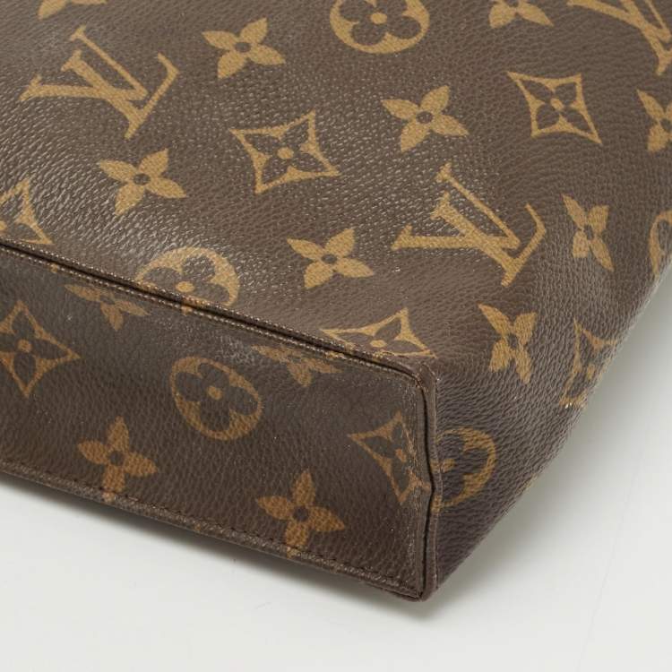 Pre Owned Louis Vuitton Monogram Canvas Toiletry Pouch 