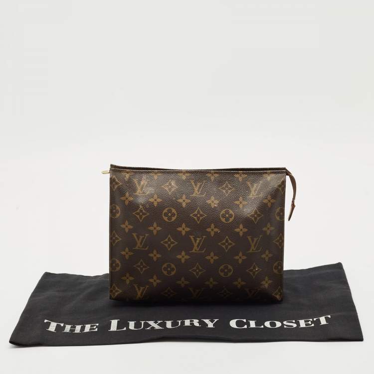 Pre Owned Louis Vuitton Monogram Canvas Toiletry Pouch 