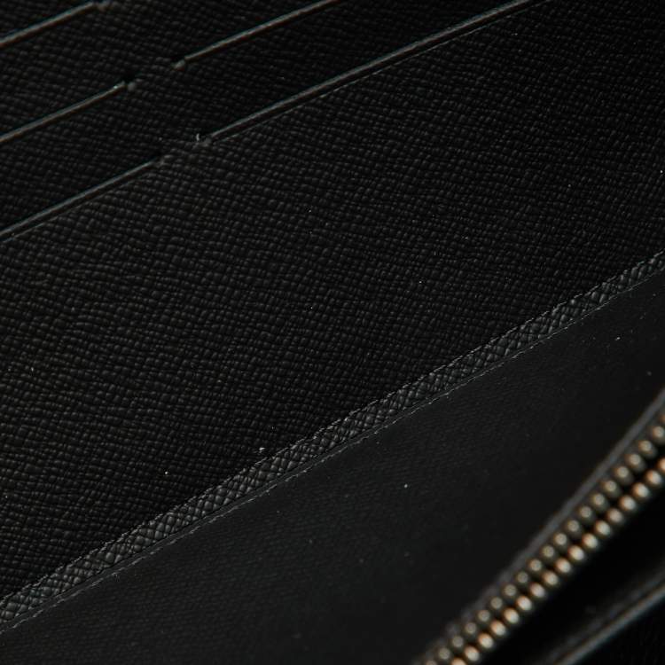 Pre Owned Louis Vuitton Monogram Eclipse Canvas Horizontal Zippy Wallet