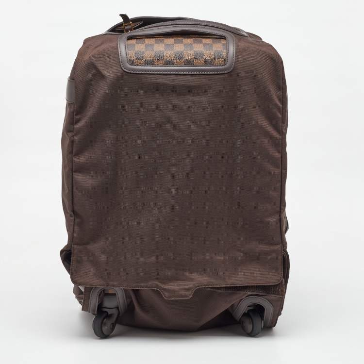 Pre Owned Louis Vuitton Damier Ebene Canvas Zephyr 55 Rolling Suitcase Luggage
