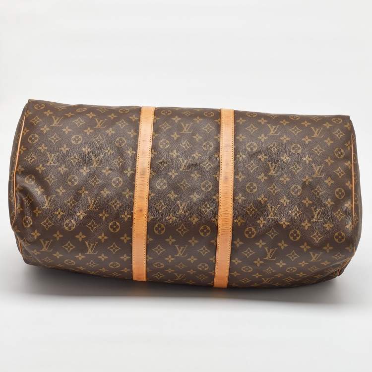 Pre Owned Louis Vuitton Monogram Canvas Keepall 60 Bag