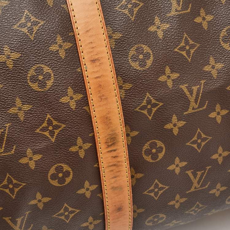 Pre Owned Louis Vuitton Monogram Canvas Keepall 60 Bag