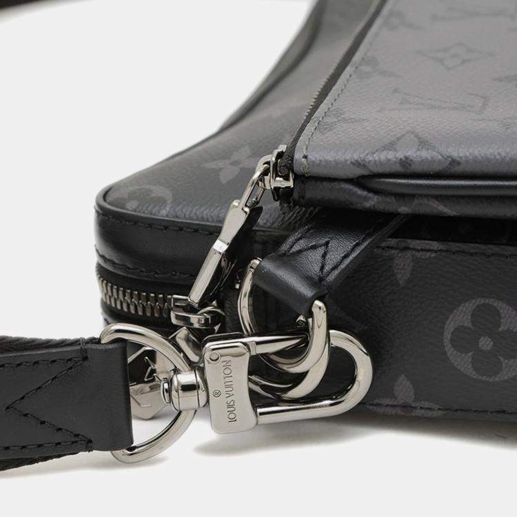 Pre Owned Louis Vuitton Trio Messenger Monogram Eclipse Canvas Shoulder Bag