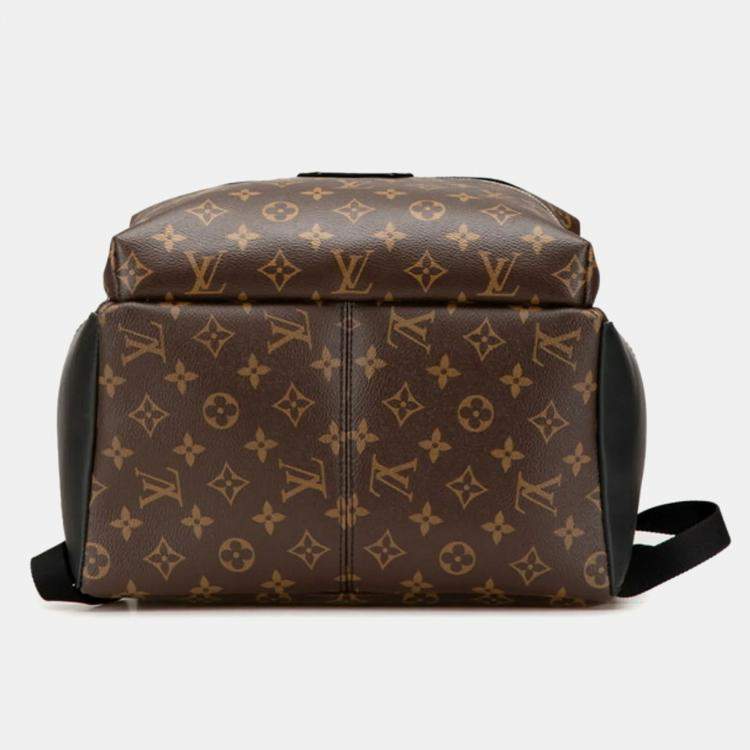 Pre Owned Louis Vuitton Discovery PM Brown Noir Monogram Macassar PVC Leather Backpack