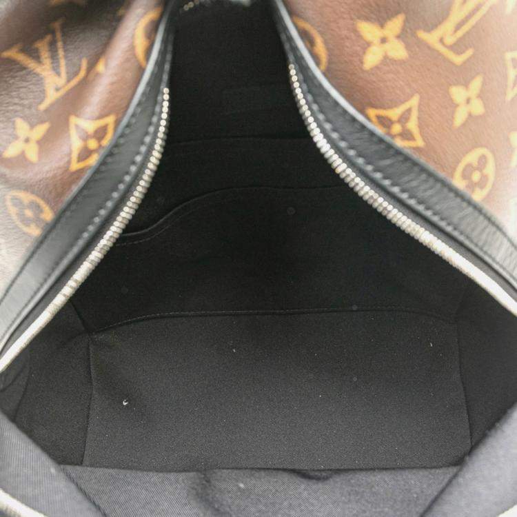 Pre Owned Louis Vuitton Discovery PM Brown Noir Monogram Macassar PVC Leather Backpack