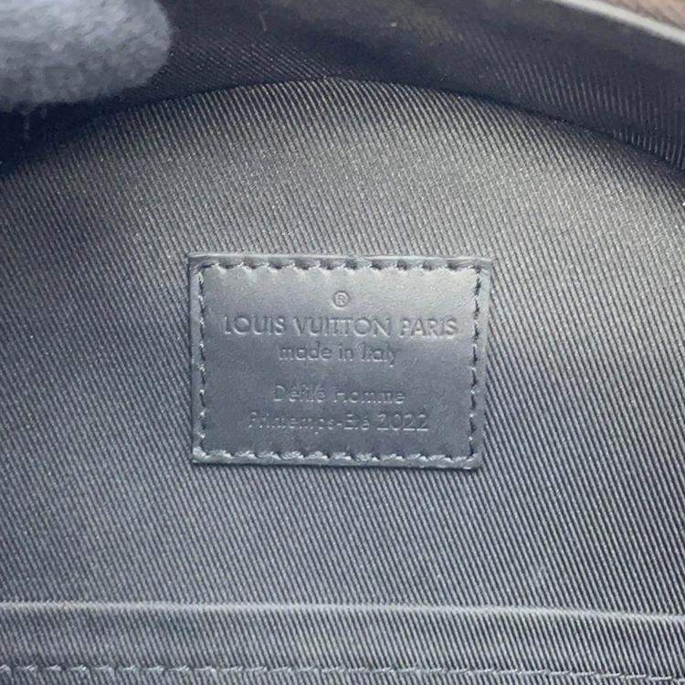 Pre Owned Louis Vuitton Wheel Box Noir Monogram