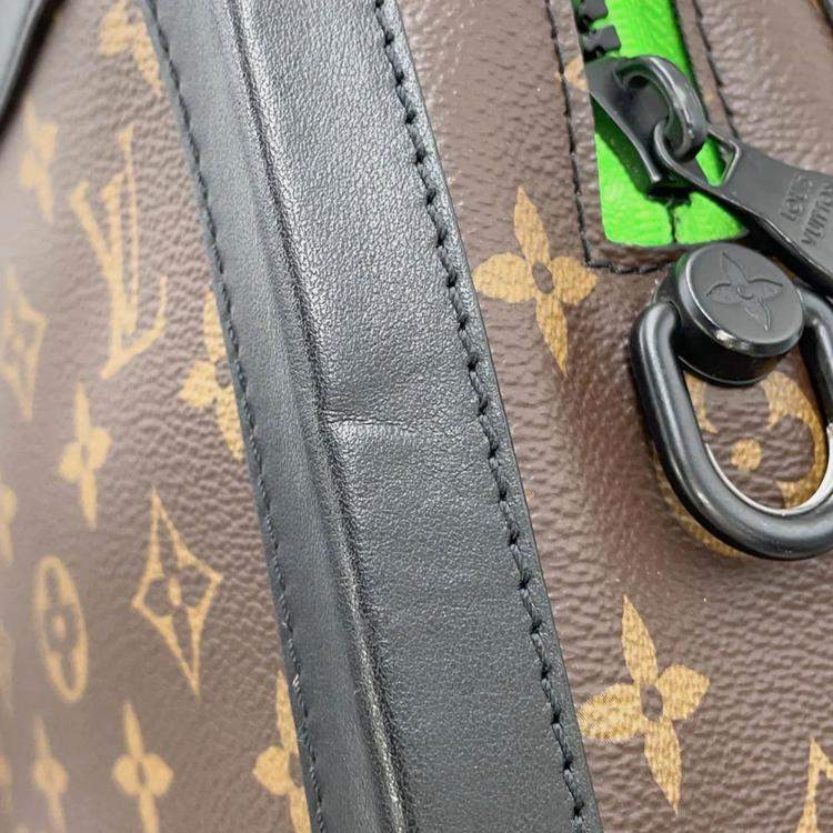 Pre Owned Louis Vuitton Lv Friend Soft Trunk Virgil Abloh Brown/Noir Monogram Macassar Canvas