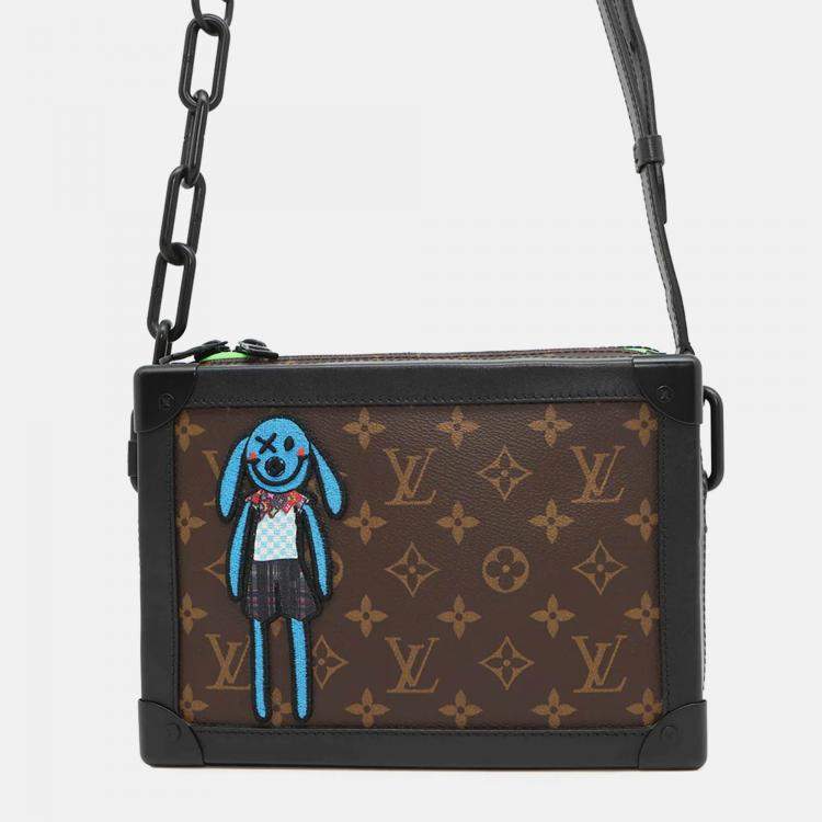 Pre Owned Louis Vuitton Lv Friend Soft Trunk Virgil Abloh Brown/Noir Monogram Macassar Canvas