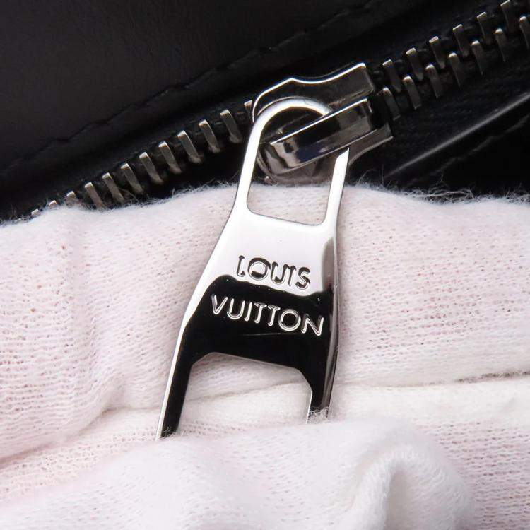 Pre Owned Louis Vuitton Sac Plat 24H Noir Monogram Eclipse