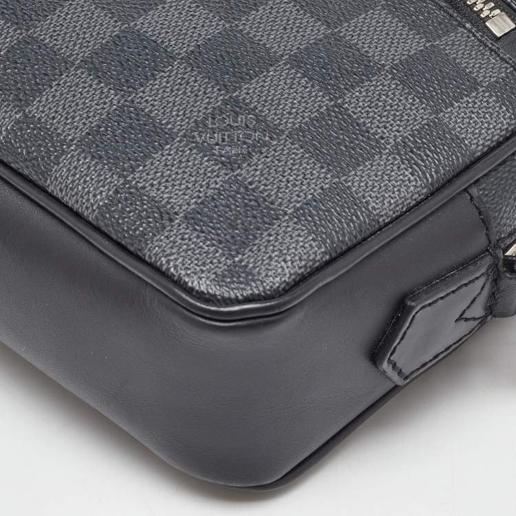 Pre Owned Louis Vuitton Damier Ebene Canvas Kasai Clutch