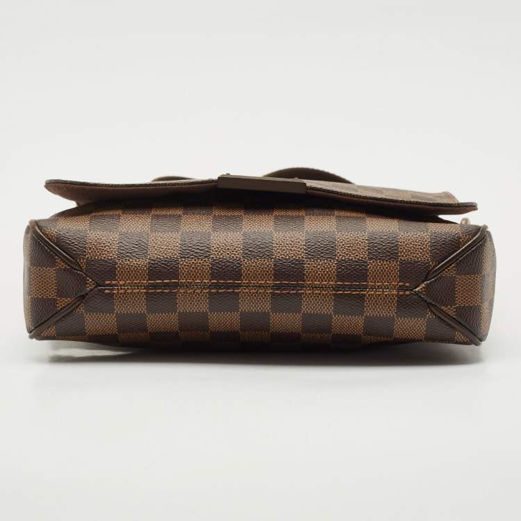 Pre Owned Louis Vuitton Damier Ebene Canvas District PM Bag