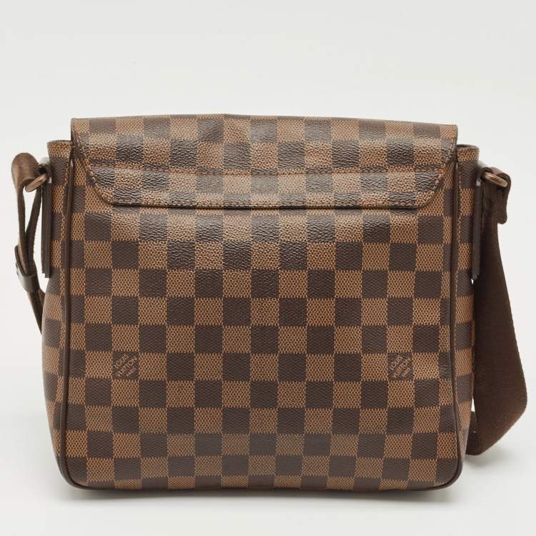 Pre Owned Louis Vuitton Damier Ebene Canvas District PM Bag