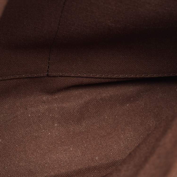 Pre Owned Louis Vuitton Damier Ebene Canvas District PM Bag