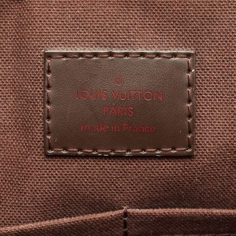 Pre Owned Louis Vuitton Damier Ebene Canvas District PM Bag