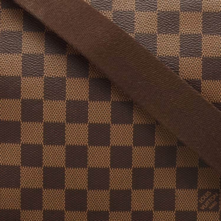 Pre Owned Louis Vuitton Damier Ebene Canvas District PM Bag