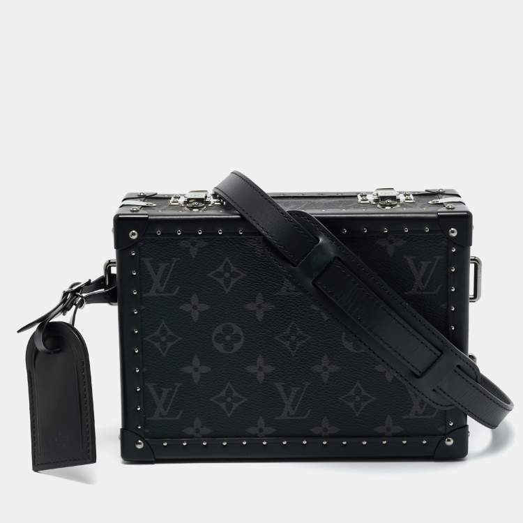 Pre Owned Louis Vuitton Monogram Eclipse Canvas and Leather Clutch Box