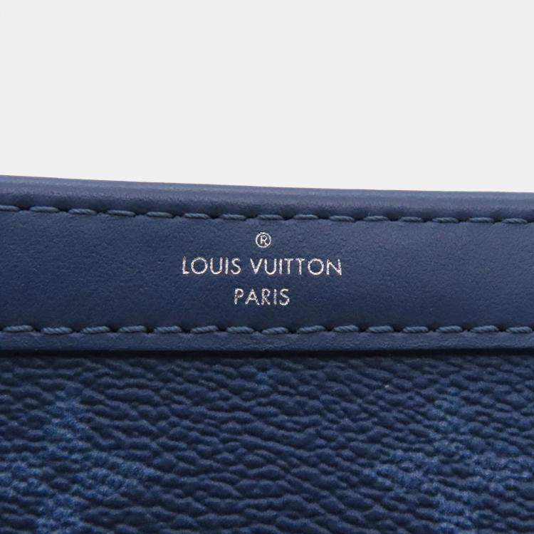 Pre Owned Louis Vuitton Gaston Wearable Wallet Navy Blue Monogram/Gradient
