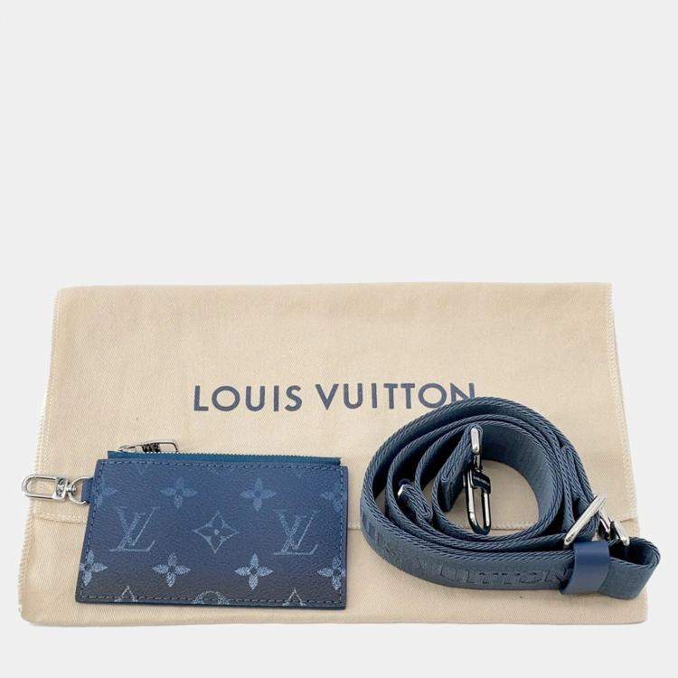 Pre Owned Louis Vuitton Gaston Wearable Wallet Navy Blue Monogram/Gradient