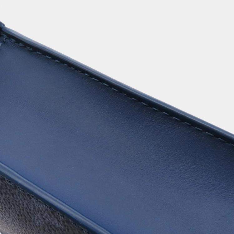 Pre Owned Louis Vuitton Gaston Wearable Wallet Navy Blue Monogram/Gradient