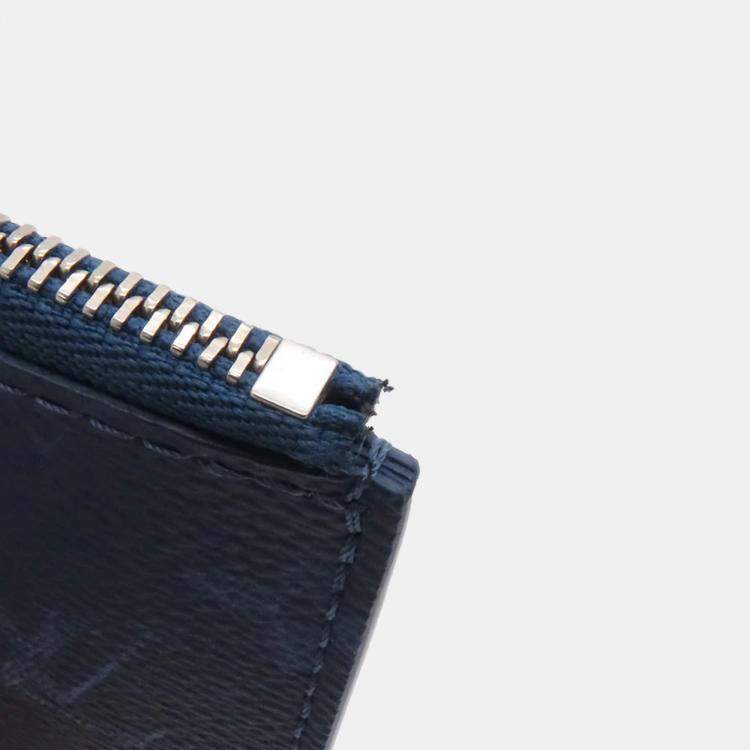 Pre Owned Louis Vuitton Gaston Wearable Wallet Navy Blue Monogram/Gradient