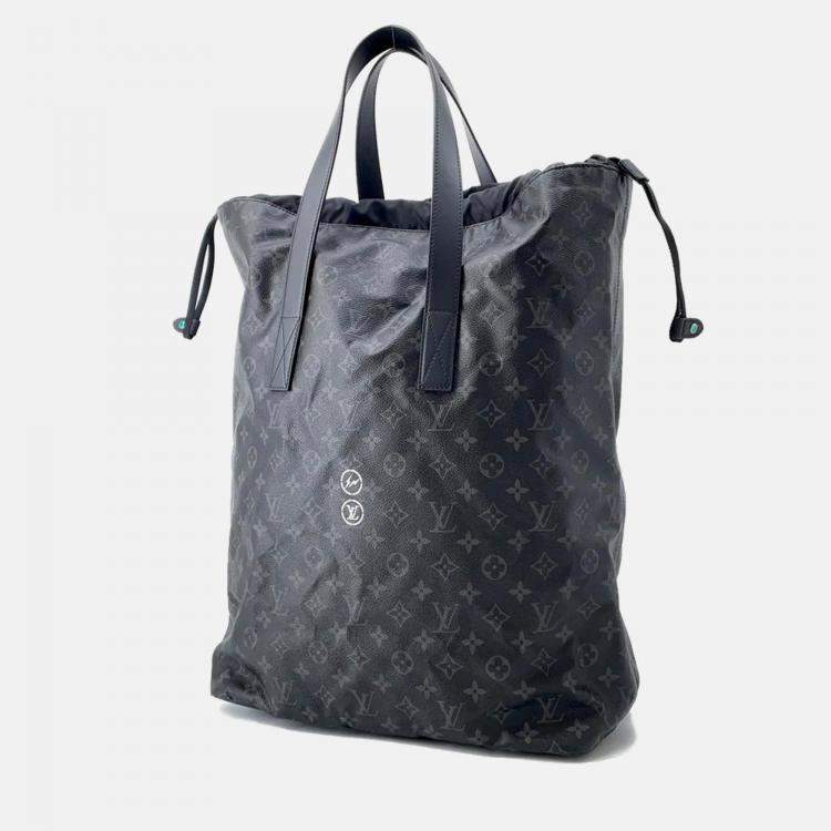 Pre Owned Louis Vuitton Cabas Noir Monogram Eclipse Tote Bag