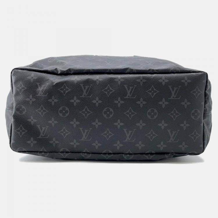 Pre Owned Louis Vuitton Cabas Noir Monogram Eclipse Tote Bag