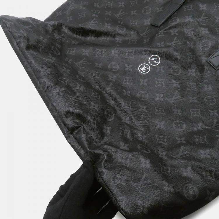 Pre Owned Louis Vuitton Cabas Noir Monogram Eclipse Tote Bag