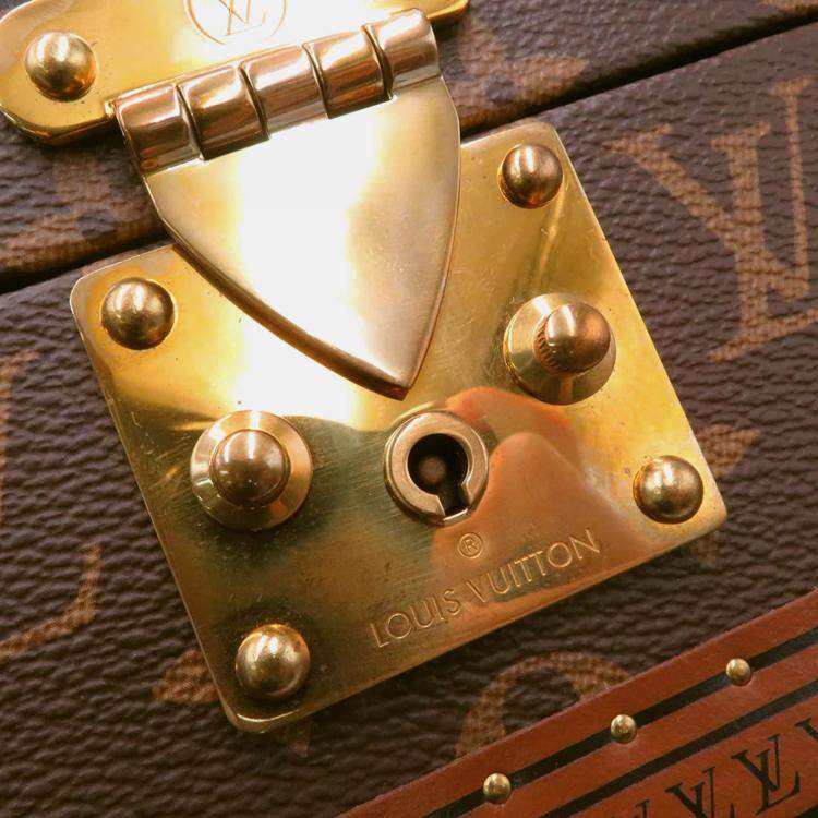 Pre Owned Louis Vuitton Coffret 8 Montor Beige Monogram