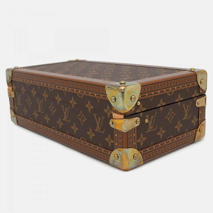 Pre Owned Louis Vuitton Coffret 8 Montor Beige Monogram