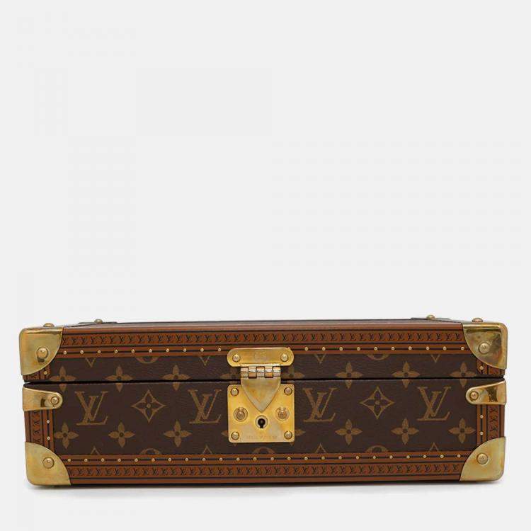 Pre Owned Louis Vuitton Coffret 8 Montor Beige Monogram