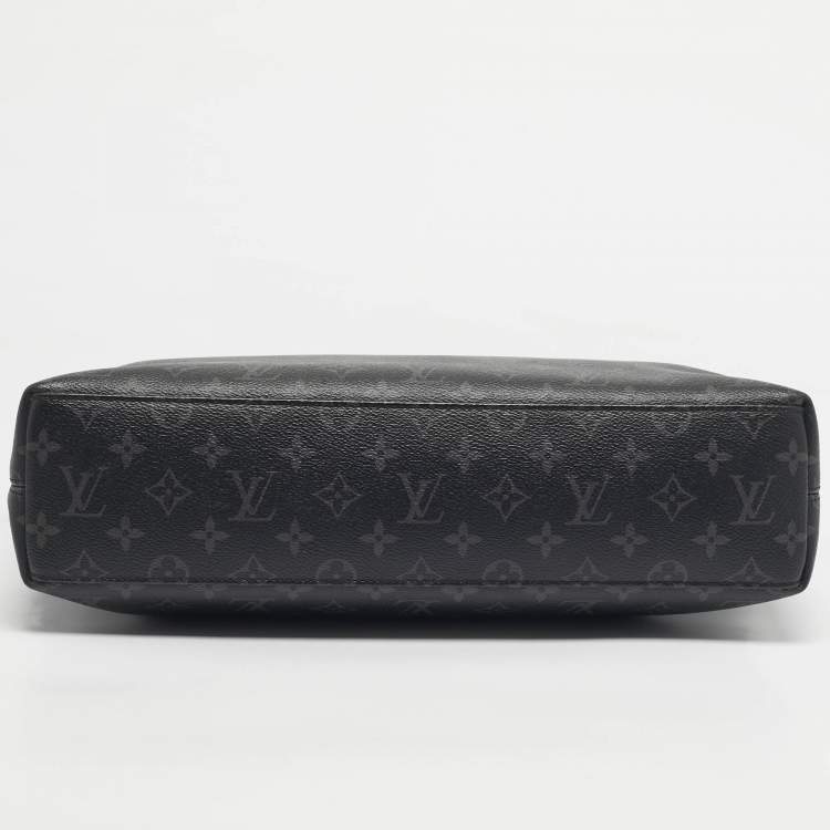 Pre Owned Louis Vuitton Monogram Eclipse Canvas Explorer Briefcase