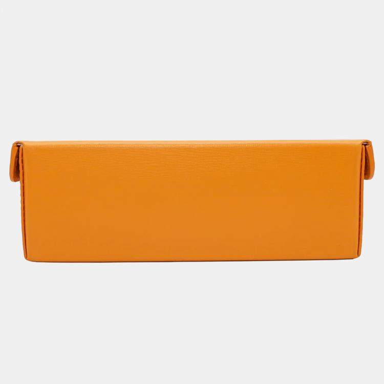 Pre Owned Louis Vuitton Shopper Saffron Cowhide Leather Clutch Bag