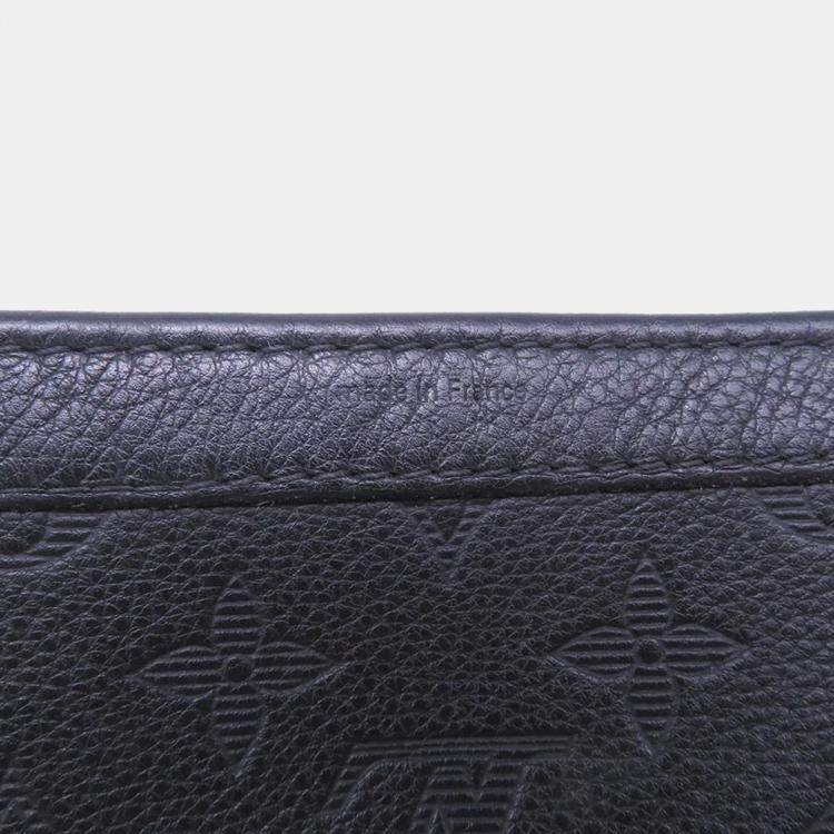 Pre Owned Louis Vuitton Gaston Wearable Wallet Noir Monogram Shadow