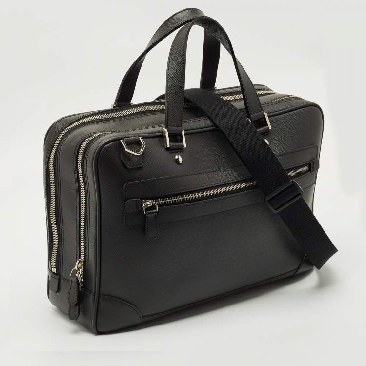 Pre Owned Louis Vuitton Black Taiga Leather Alexander Briefcase