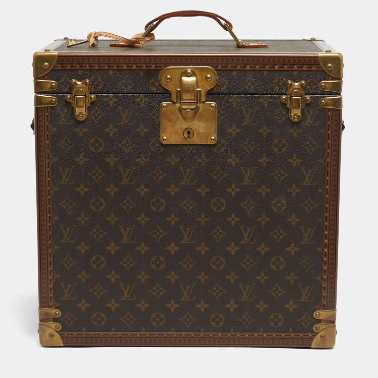Pre Owned Louis Vuitton Monogram Canvas Watch Trunk