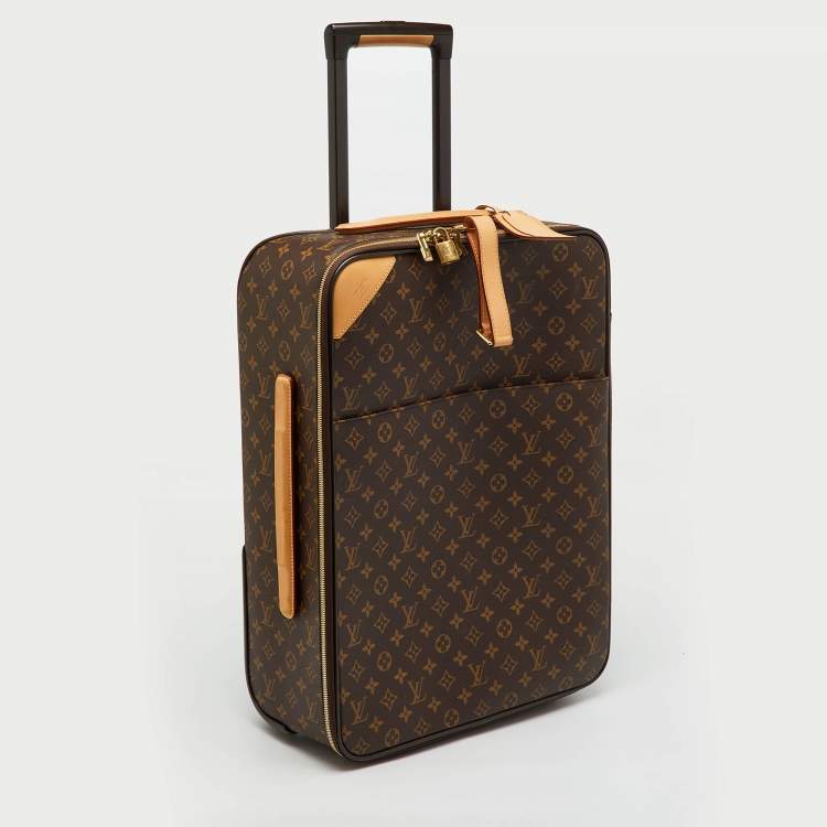 Pre Owned Louis Vuitton Monogram Canvas Pegase 50 Business Luggage